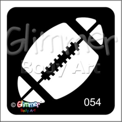 Glitter tattoo 054 Football Pack Of 5 